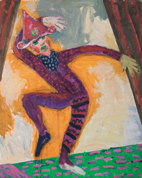 Original Gemälde "Der mit dem Teufel tanzt" Norbert Hornig